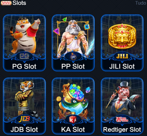 Slots da NNBET1 incluindo PG Slot, PP Slot, JILI Slot, JDB Slot, KA Slot e RedTiger Slot.